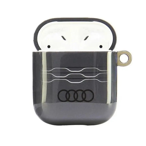 Калъф Audi IML Geometric Pattern за AirPods 1 / 2 - сив