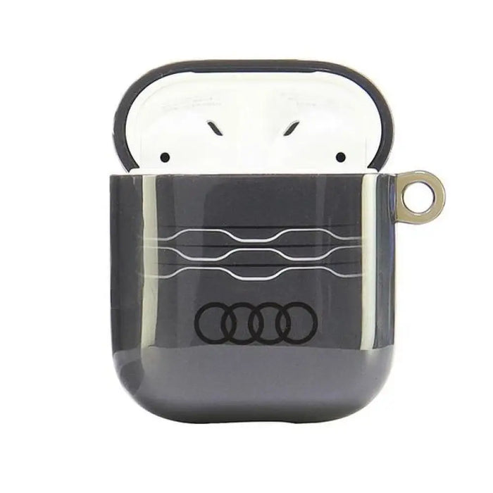 Калъф Audi IML Geometric Pattern за AirPods 1 / 2 - сив