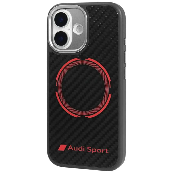 Калъф Audi RSQ Carbon Fiber Sport Red Circle MagSafe