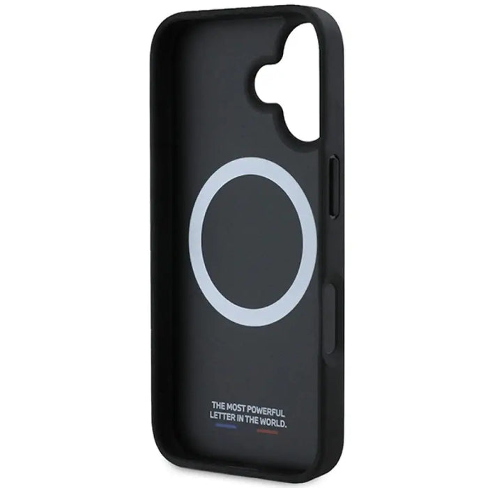 Калъф BMW Carbon Tricolor Line MagSafe за iPhone 16 Plus