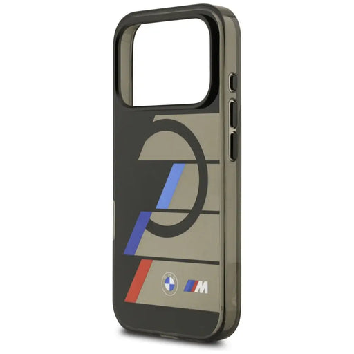 Калъф BMW M IML Metal Buttons Tricolor Lines MagSafe