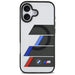 Калъф BMW M IML Metal Buttons Tricolor Lines MagSafe