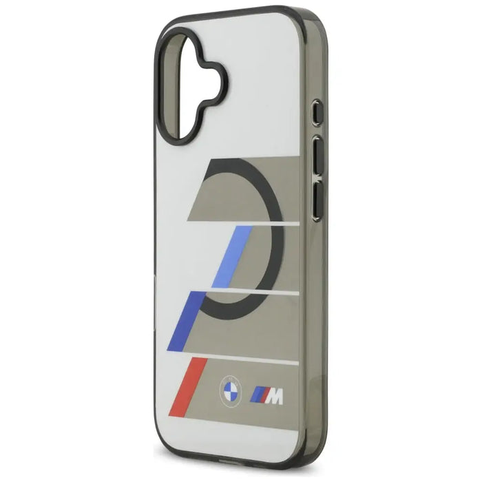 Калъф BMW M IML Metal Buttons Tricolor Lines MagSafe