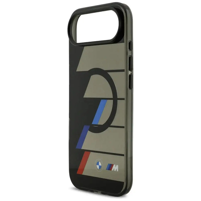 Калъф BMW M IML Metal Buttons Tricolor Lines MagSafe