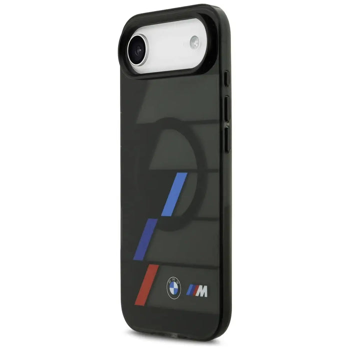Калъф BMW M IML Metal Buttons Tricolor Lines MagSafe