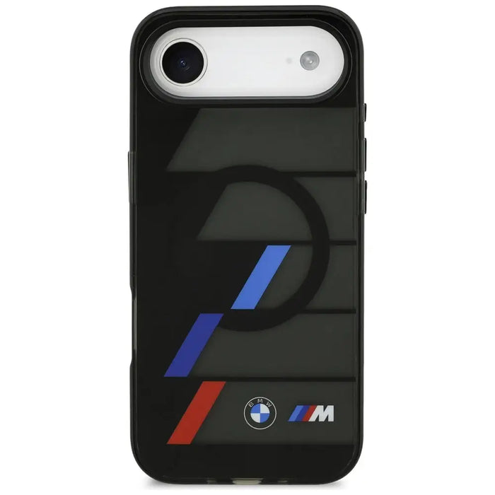 Калъф BMW M IML Metal Buttons Tricolor Lines MagSafe