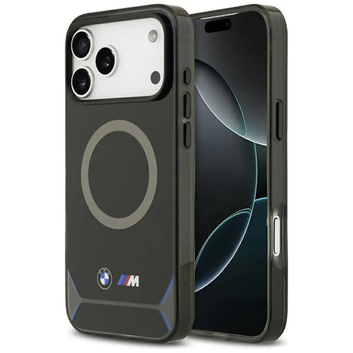 Калъф BMW M IML с метални копчета и лого MagSafe за iPhone