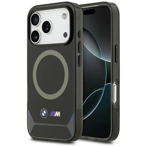 Калъф BMW M IML с метални копчета и лого MagSafe за iPhone