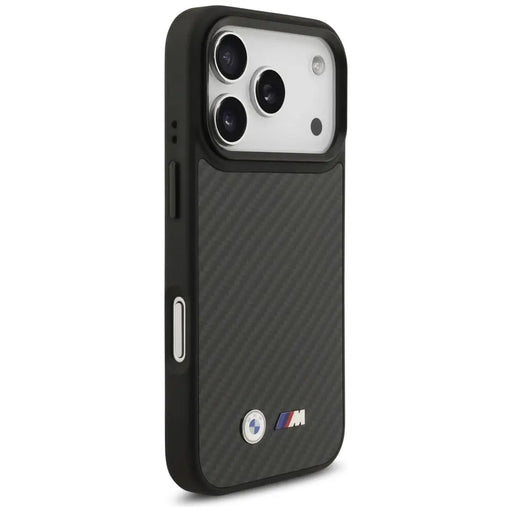 Калъф BMW M Kevlar Matt MagSafe за iPhone 17 Pro - черен