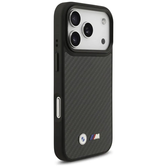 Калъф BMW M Kevlar Matt MagSafe за iPhone 17 Pro - черен