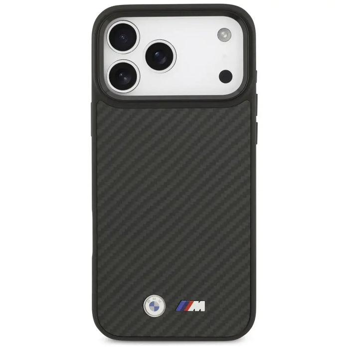 Калъф BMW M Kevlar Matt MagSafe за iPhone 17 Pro Max - черен