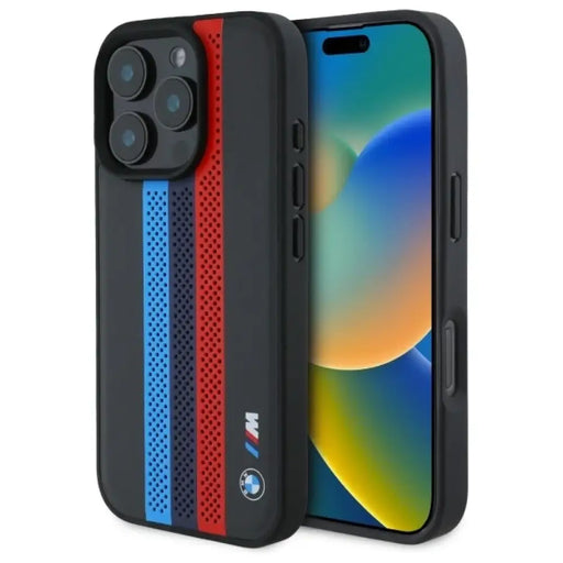 Калъф BMW M Performance Tricolor Printed Stripes MagSafe