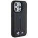 Калъф BMW Quilted Tricolor iPhone 15 Pro - черен