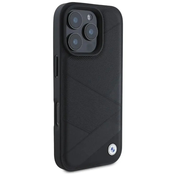 Калъф BMW Signature Leather Crossing Lines Pattern iPhone