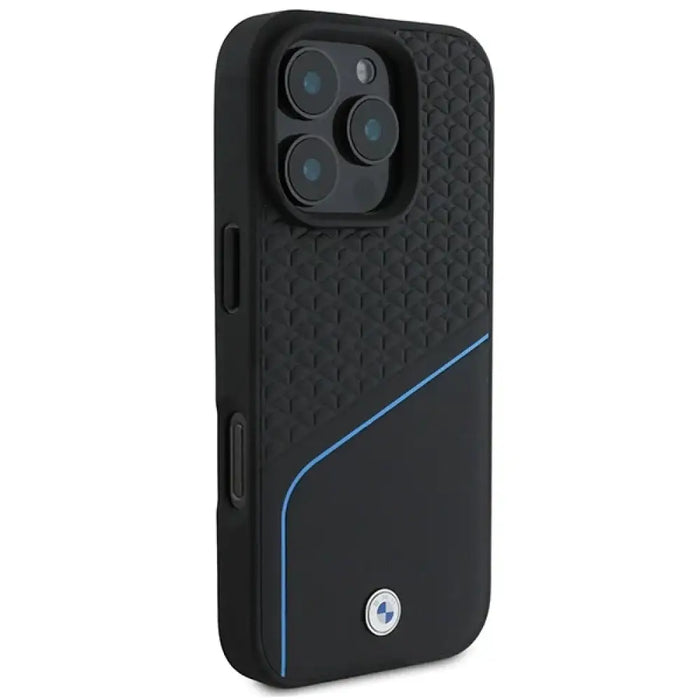Калъф BMW Signature Leather Textured & Line MagSafe iPhone