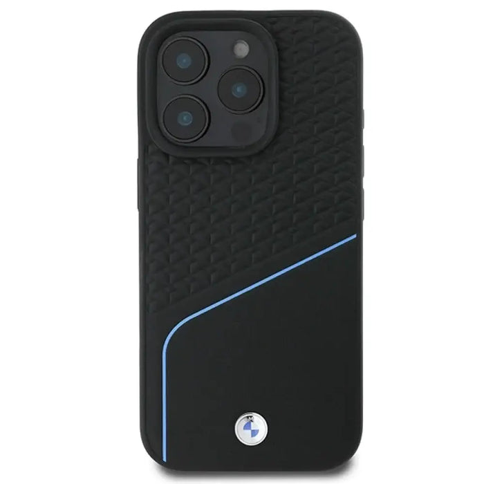 Калъф BMW Signature Leather Textured & Line MagSafe iPhone