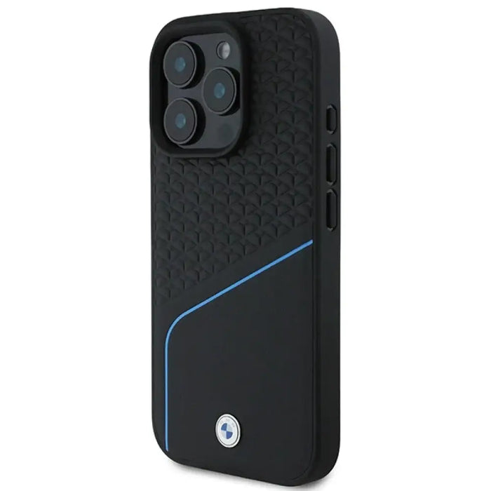 Калъф BMW Signature Leather Textured & Line MagSafe iPhone