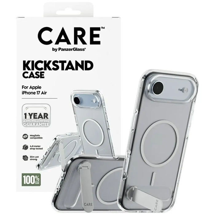 Калъф CARE by PanzerGlass със стойка MagSafe за iPhone Air
