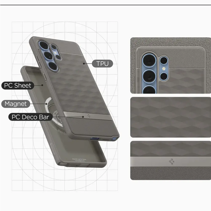 Калъф Caseology Parallax Mag MagSafe за Samsung Galaxy S25