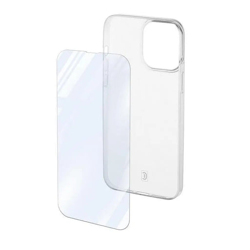 Калъф Cellularline iPhone 14 Plus прозрачен + протектор