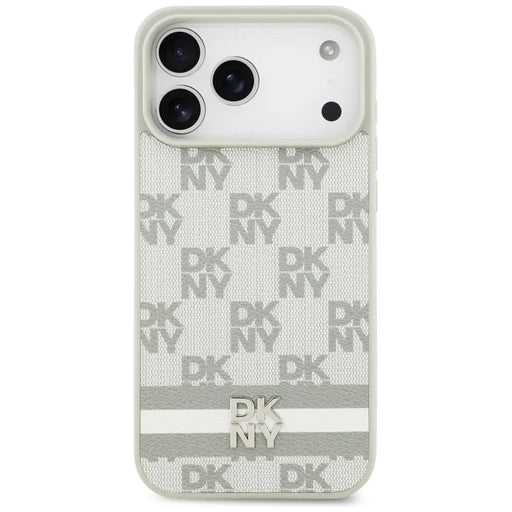Калъф DKNY Checkered with Printed Stripes за iPhone 17 Pro