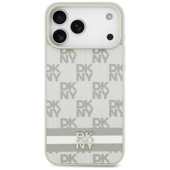 Калъф DKNY Checkered with Printed Stripes за iPhone 17 Pro