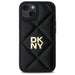 Калъф DKNY Quilted Stack Logo iPhone 14 - Черен
