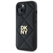 Калъф DKNY Quilted Stack Logo iPhone 14 - Черен