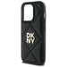 Калъф DKNY Quilted Stack Logo iPhone 14 Pro - черен