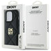 Калъф DKNY Quilted Stack Logo iPhone 14 Pro - черен