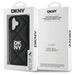 Калъф DKNY Quilted Stack Logo iPhone 16 - Черен