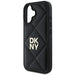 Калъф DKNY Quilted Stack Logo iPhone 16 - Черен