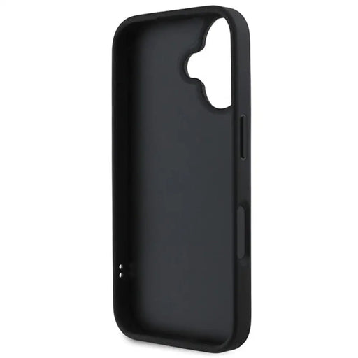Калъф DKNY Quilted Stack Logo iPhone 16 - Черен