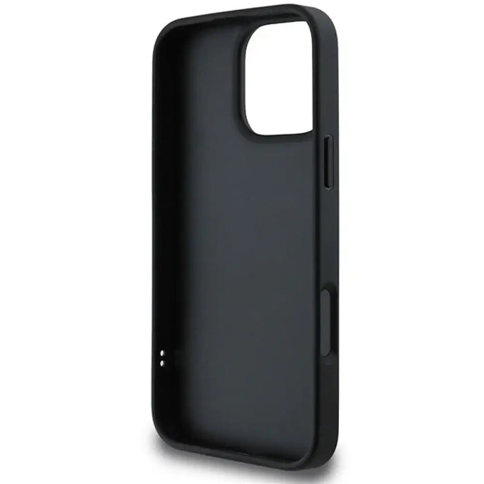 Калъф DKNY Quilted Stack Logo за iPhone 16 Pro Max - черен