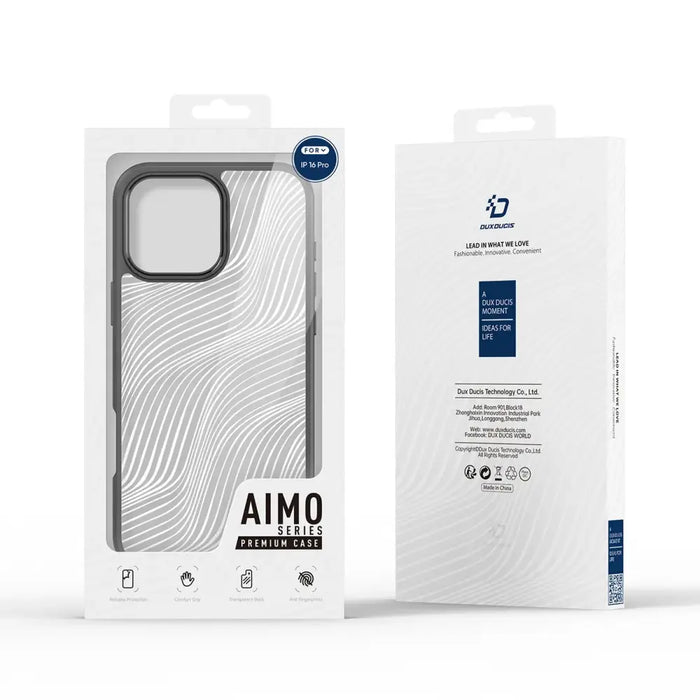 Калъф Dux Ducis Aimo iPhone 16 Pro - черен