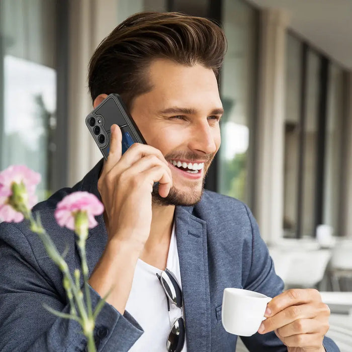 Калъф Dux Ducis Rafi II за Samsung Galaxy S25 със стойка