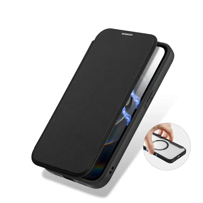 Калъф Dux Ducis Skin X Pro с MagSafe за iPhone 16e - черен