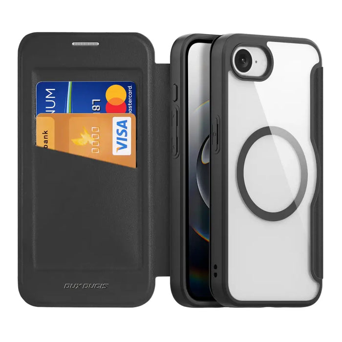 Калъф Dux Ducis Skin X Pro с MagSafe за iPhone 16e - черен