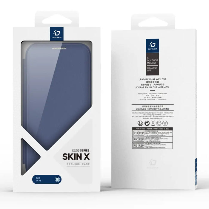 Калъф Dux Ducis Skin X Pro за iPhone 16 с MagSafe и флип
