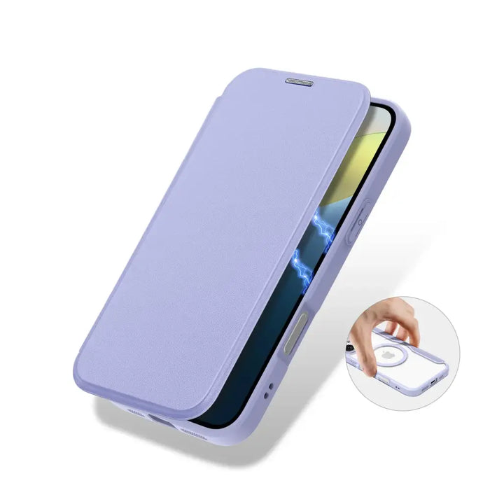 Калъф Dux Ducis Skin X Pro за iPhone 16 с MagSafe и капак