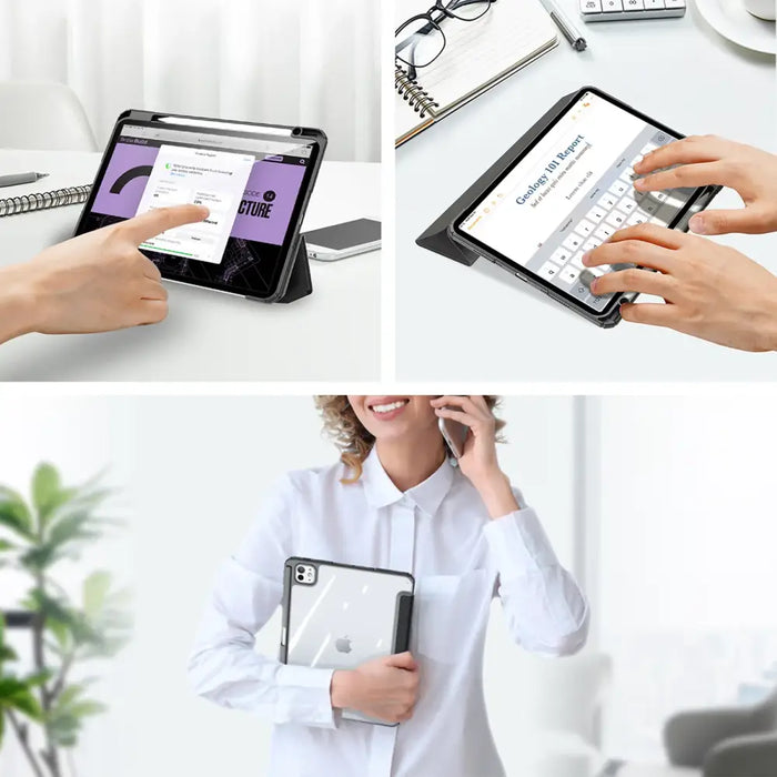 Калъф Dux Ducis Toby с капак и стойка за iPad Pro 11’’ 2024