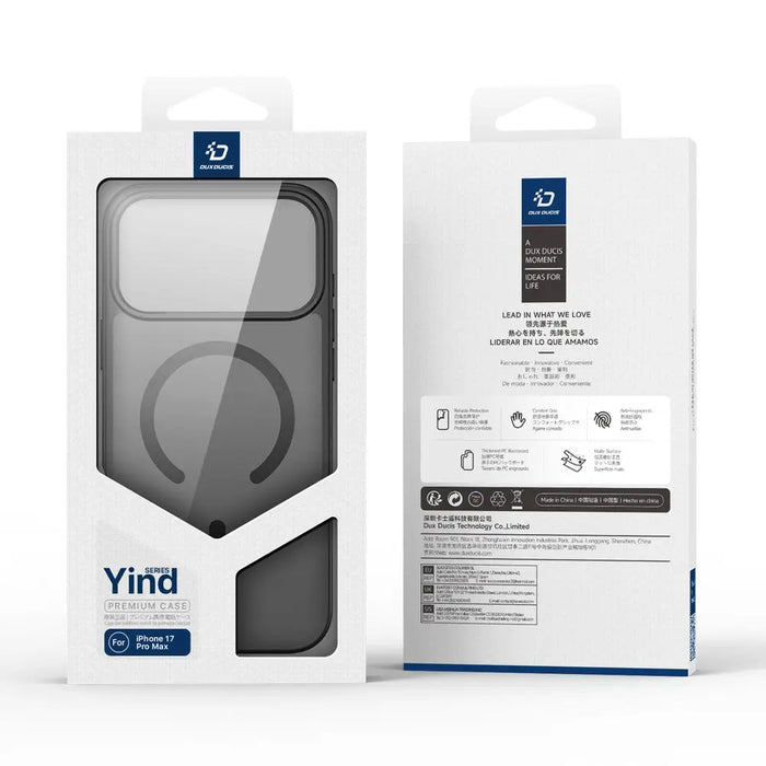 Калъф Dux Ducis Yind iPhone 17 Pro съвместим с MagSafe