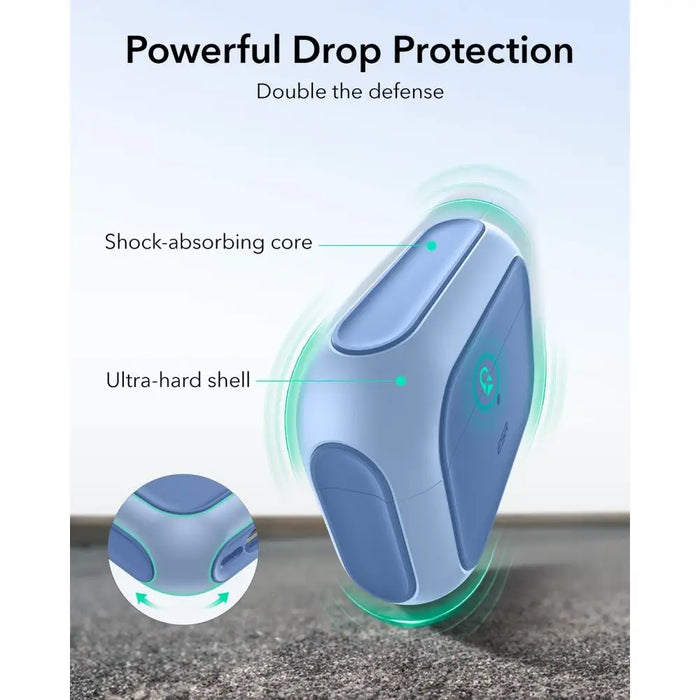 Калъф ESR Orbit Halolock MagSafe за AirPods Pro - син