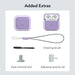 Калъф ESR Orbit Halolock MagSafe за Apple AirPods 4 - лилав