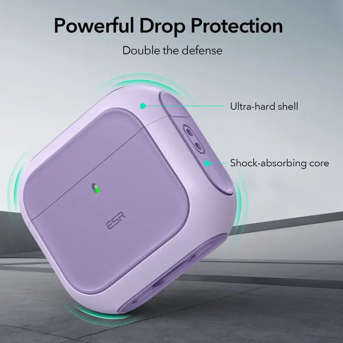 Калъф ESR Orbit Halolock MagSafe за Apple AirPods 4 - лилав