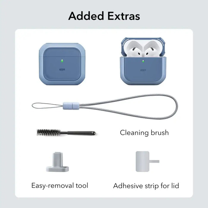 Калъф ESR Orbit Halolock MagSafe за Apple AirPods 4 - син