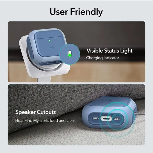 Калъф ESR Orbit Halolock MagSafe за Apple AirPods 4 - син