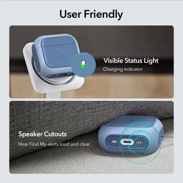 Калъф ESR Orbit Halolock MagSafe за Apple AirPods 4 - син