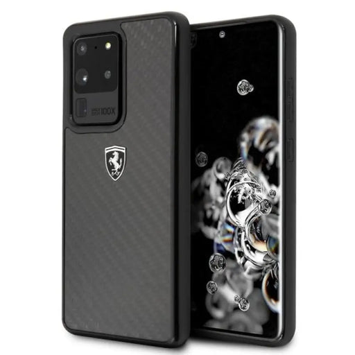 Калъф Ferrari Heritage Carbon за Samsung Galaxy S20 Ultra