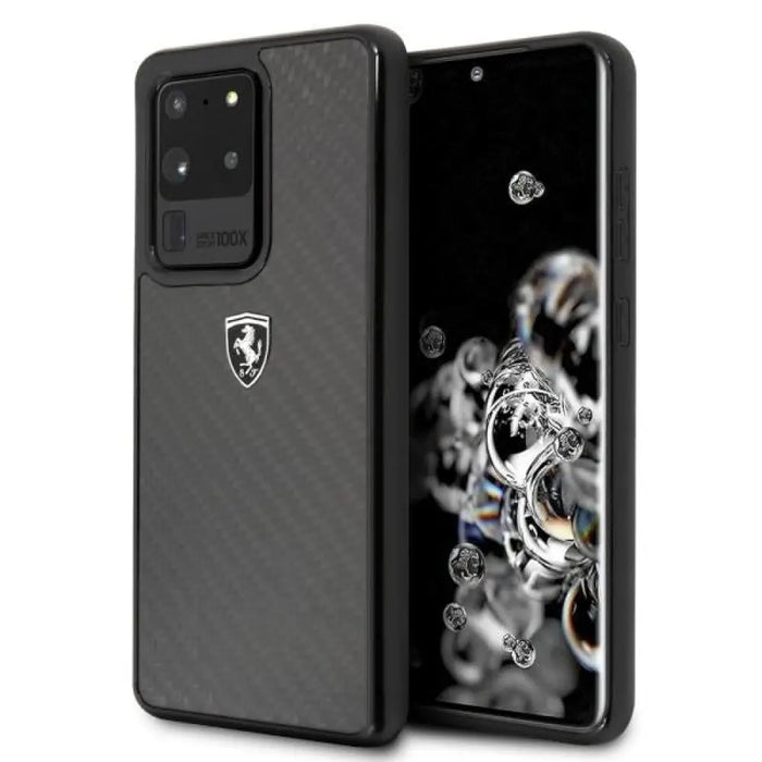 Калъф Ferrari Heritage Carbon за Samsung Galaxy S20 Ultra